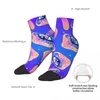 Men's Socks Hippie Boho Mushroom With Eyes Short Unique Casual Breatheable Adult Ankle