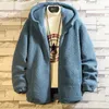 Men's Down Parkas Gmiixder Lamb Wool Jacket for Men Autumn Winter Warm 2023 Fleece Zipper Solid Coat Plush Vintage Allmatch Thickened Top 231101