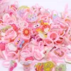 Gioielli 100 pezzi simpatici bambini cartone animato gioielli in resina bambini anello per ragazza stile misto fiore animale fiocco frutta regalo presente decorazione anelli 231101