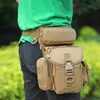 Coisas sacos camuflagem militar dos homens gota perna saco painel utilitário cinto bolsa pacote sacos de ombro oxford fanny packs masculino h293t