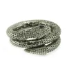 Браслет в форме змеи, браслет в стиле панк, преувеличенная мода, многослойный, с бриллиантами, многопрядная змея 231101