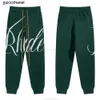 Designer Fashion Brand Vêtements Casual Pantalon Rhude Tricoté Lettre En Relief Cordon Tricoté 23ss Hommes Femmes Pantalon Américain