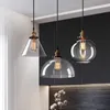 AC100-240V Classic Vintage Pendant Light Cafe Creative Glass Pendant Bar Lamp Clothing Store Fixtures Hängande pendelljus