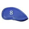 Andra golfprodukter gränsöverskridande förtjockade PU Golf Iron Cover Protector Head Cap 12st 231101