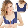 Reggiseni vvbras Taglie forti Reggiseno con fibbia anteriore Senza cuciture Cintura larga Push Up Filo Petto libero Raccogliere Biancheria intima sottile per il sonno Donna Bralette 231102