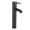 Bathroom Sink Faucets Stainless Steel Black Basin Mixer Tap Cold Washbasin Faucet For Exquisite Toilet Vanity