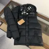 Designerskie kobiety Lockwell Puffer Kurtka z zdejmowanymi rękawami l Techniczna parkas zimowa kurtka luksusowa litera w kratę ciepła kurtka