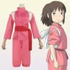 OGINO Chihiro cosplay Wafuku de Film Spirited Away Come Kohaku River Kimono ustawia imprezę Halloween japońską odzież L2208022017087