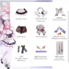 Anime Game Honkai Impact Elysia Maid Outt Cosplay Costplay Halloween for Woman Dress Cosplay