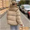 Women'S Fur Faux Womens Jackets Winter Fleece Jacket Women Shearling Outerwear Coats Female Suede Coat Men Warm Thickened Lamb Puf Dhpbd