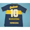 QQQ8 RETRO 97 98 Maradona Boca Juniors Soccer Jersey Roman Caniggia 96 2002 03 Fotbollströjor Maillot Camiseta de Futbol 05 2001
