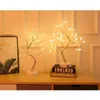 Nattlampor Gipsophila lysdioder Light Pearl Bonsai Table PC Touch Tree Home Party Wedding Indoor Christmions Decoration