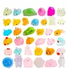 Christmas Toy Kawaii Squishies Mochi Squishy Toys Stress Relief Animals Toy for Kids Boys Girls Party Favors Birthday Gifts 100PC