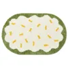 Carpets Tufted Cake Bathroom Mat Soft Oval Area Rug Bathmat Tub Side Floor Absorbent Anti Slip Pad Cartoon Doormat Aesthetic Home Decor