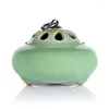 Fragrance Lamps Ceramic Incense Burner Smoke Diffuser Sandalwood Stick Holder Church Incensario Home Decoration