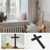 Plates Cross Jesus Pendant Prayer Supplies Wall Hanging Christian Ornamentation Wood Wooden Craft Shaped Decoration Adornments