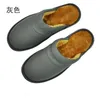 Slippare Luxury Cow Split Leather Men's Handmade Men Home Spring Slip On Soft Bosatt Black Brown Sovrum Inomhus Flatskor 231101