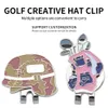 Andra golfprodukter Caiton 1PC Mark Magnetic Cap Clip Ball Position Style Multi Style kan anpassas 231102