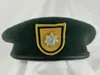 Berets US Army 1th Special Forces Group Blackish Green Beret Löjtnant Överste Militärhatt Återaktivering