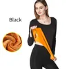 Women Blend Winter Keep Warm Underwear Thermal Tops Plus Cashmere Pullovers Autumn Thick Fleece Shirts Layered Clothing Pajamas 231102