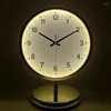 Table Clocks Digital Decorative Electronic Fancy Bedrooms Modern Living Room Girls Old Style Reloj Mesa Home Decor