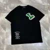 豪華なメンズTシャツヨーロッパフランスデザイナーレターグラフィック印刷ロゴファッションメンズは私を放っておく