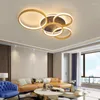 Chandeliers Alexa Smart Home Modern Ceiling Chandelier For Dinning Living Room Bedroom Kitchen Led Lights AC85-260V Black/Gold