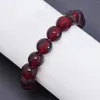 Strand Mode Rouge Bodhi Bracelet Perlé À La Main Simple Cercle Acrylique Poignet Décoratif Bijoux Accessoires En Gros