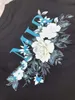 Designer Casual Verão Preto Camiseta Homens Manga Curta Bing Carta Impressão Tees Moda Algodão Floral Tee Mens Tees Mulheres Camisetas Crew Neck Algodão Respirável Tees