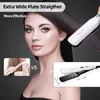 Hårrätare CKEYIN 44mm Tourmaline Ceramic Hair Starten LCD Display Fast Heat Flat Iron Justerbar Temperatur Stracking Iron 231101