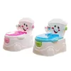 Sittstolar Portable Baby Toalett Cartoon Potty Child Potty Training Girls Boy Potty Chain Toalett Seat Children's Pot Kids WC 231101