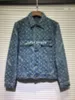 23SS Herrkvinnor Designers Jackets denim Jacquard Letter Clothes Streetwear Coats Ytterkläder Huven Män Kläder Bomulls Black White Blue