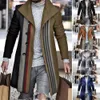 Mélanges de laine pour hommes Marque-Hommes Manteau Casual Hommes Manteau D'hiver 6 Couleurs Hommes Manteaux D'hiver Formel Mens Trench Coat Veste Plus La Taille S-3Xl Extérieur 231101