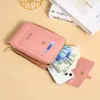 Abendtaschen Multifunktions-Reißverschluss-Handytasche Einfarbig Multi-Kartenhalter Münzgeldbörse Schulter-Doppel-Geldbörse
