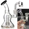 Mini Bubbler Glass Ash Catcher Water Pipe Inline Percolator Water Pipe Oil Rig Bong Bästa kvalitet 14mm