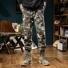 Мужские брюки BAPAI, модные камуфляжные брюки-карго большого размера, уличные армейские многофункциональные боевые брюки, тонкие джунгли