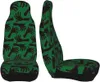 Car Seat Covers Zombie Hand Horror Dark Death Green For Men Women 2pcs Set Front Protector Cover Universal Size