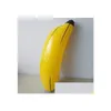 Autres Jardin de la maison 100pcs Creative gonflable Big Banana 68cm Blow Up Piscine Jouet d'eau Enfants Enfants Fruits Jouets Décoration de fête Drop Dhraz