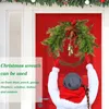 Décorations de Noël Couronne de Noël Ferme Bohème Guirlande Porte Suspendue Cloche Couronne Ornements Pour Mur Maison Décorations De Noël Navidad Noel 2024 231101