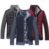 Vestes pour hommes Hommes Cardigan Pull 2023 Automne Hiver Épais Chaud Fermeture À Glissière Mince Veste Tricotée Mâle Polaire Manteau Hommes Vêtements