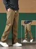 Herenpakken Modemerk Kleding Zachte Stof Broek Mannen Dikke Losse Rechte Elastische Taille Korea Casual Big Size Broek mannelijke H11