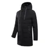 Herren Daunen Parkas Winter Dicke Warme Jacke Männer Übergroße Lange Baumwolle Parka Puffer Outwear Mäntel Streetweare Männliche Einfarbige Kleidung 231101