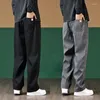 Men's Suits Spring Autumn Pants Cargo Outdoor Casual Cotton Comfortable Loose Style Sweat Work Trousers H12