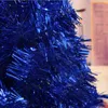 Cadeau d'année de décorations de Noël 1.8m / 180CM fournitures d'ornements d'arbre bleu marine