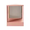 Miroirs compacts 2 couleurs, miroir cosmétique Non inversé pour une véritable réflexion, maquillage de vanité X1N7 231102