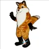 Professionell högkvalitativ Fancy Fox Mascot Costumes Christmas Fancy Party Dress Cartoon Character Outfit Suit vuxna storlek Karneval Påskreklam