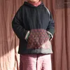 معاطف الخندق النسائية qpfjqd جيوب أمامية أمامية طويلة الأكمام من الكتان الصلب الدافئ في الخريف الخريف باركاس 2023