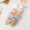 Hårtillbehör Stil Children's Cotton Gaze Girls Bow Clip Set Princess Four Piece Baby Headwear
