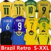 QQQ8 1998 Soccer Jerseys 2002 Retro Shirts Carlos Romario Ronaldinho 2004 Camisa de Futebol 1994 Brasils 2006 1982 Rivaldo Adriano