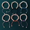 Strand Fashion Natural Freshwater Pearl Bracelets For Women Colorful Rope Chain Big Potato Baroque Friendship Boho